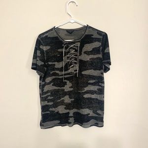 Black and Gray Camo T-shirt